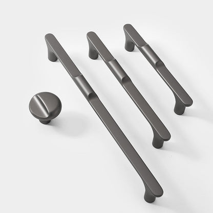 Comforsyco Modern T Bar Cabinet Pulls and Round Knobs
