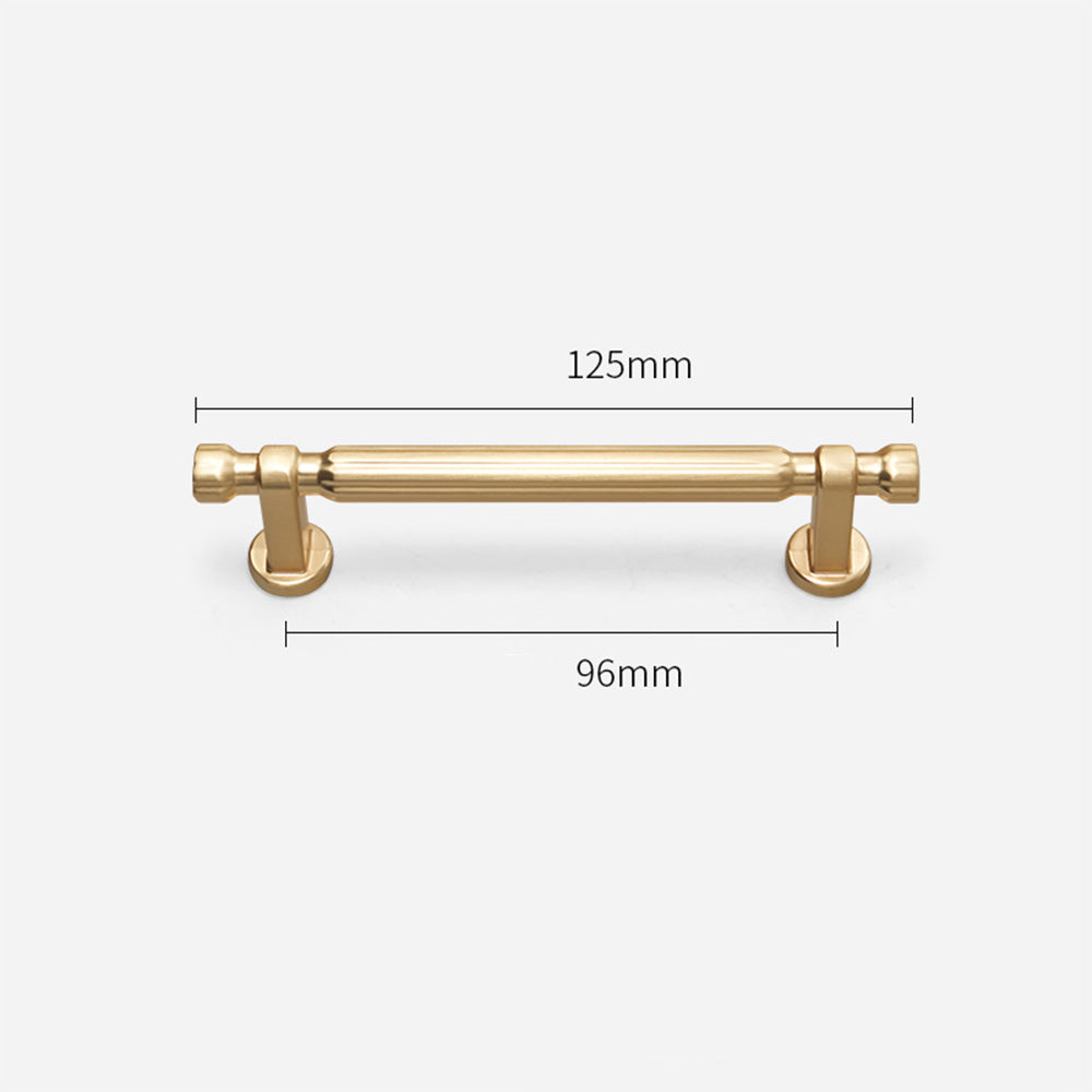 Comforsyco Modern T-Bar Gold Cabinet Pulls