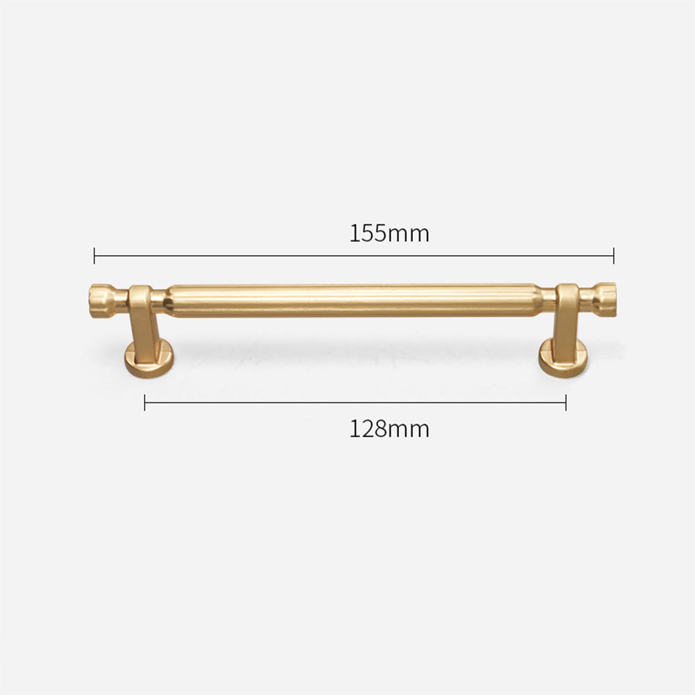 Comforsyco Modern T-Bar Gold Cabinet Pulls