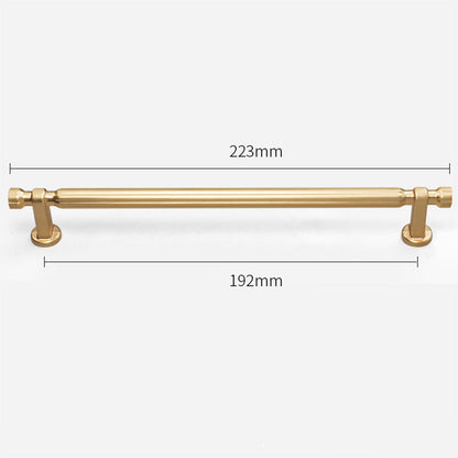 Comforsyco Modern T-Bar Gold Cabinet Pulls