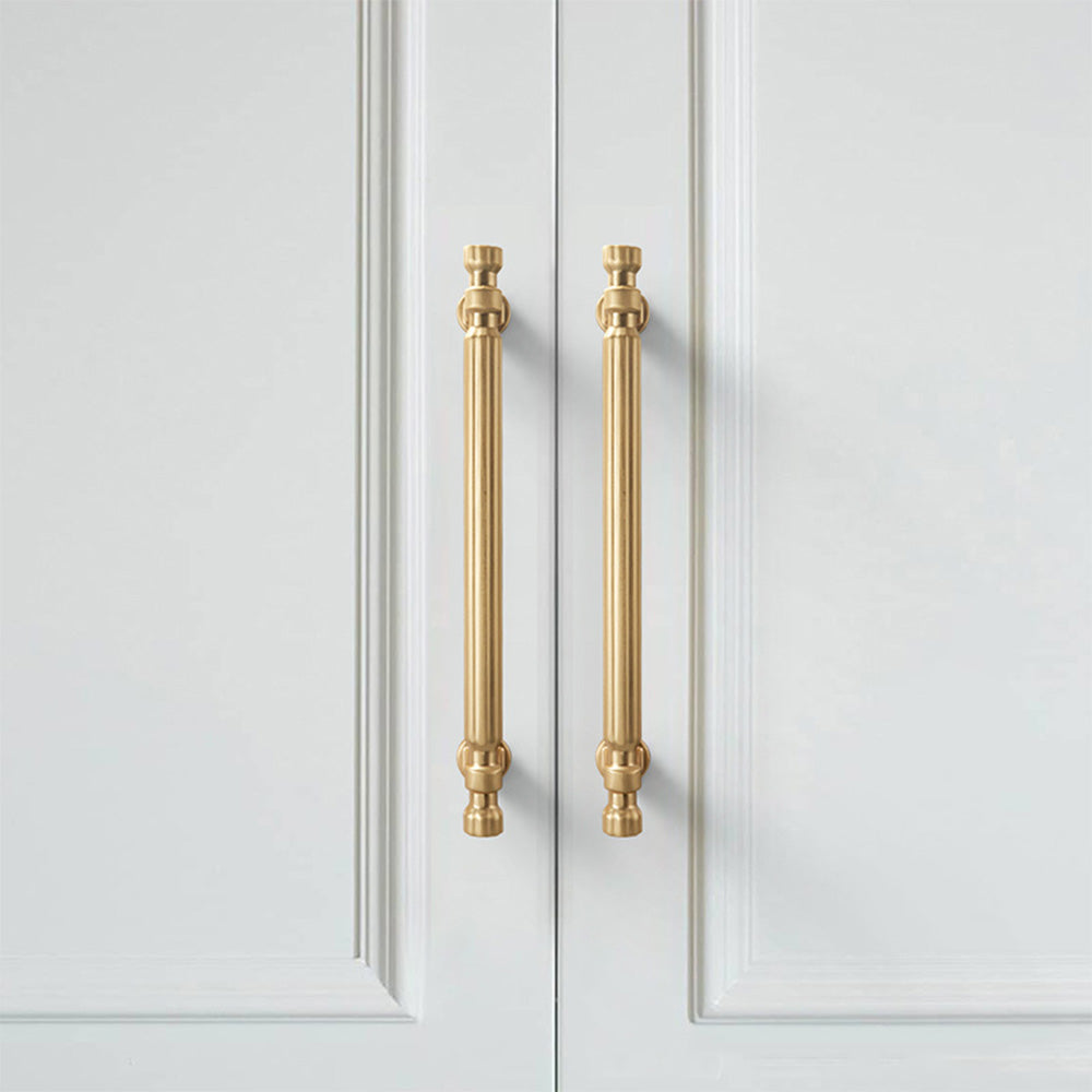 Comforsyco Modern T-Bar Gold Cabinet Pulls