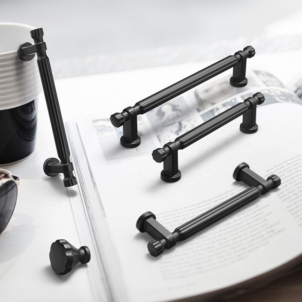 Comforsyco Modern T-Bar Gold Cabinet Pulls