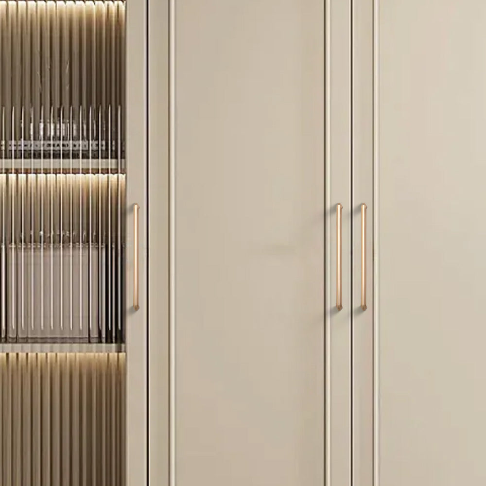 Comforsyco Modern Zinc Alloy Bar Cabinet Pulls for Wine Cabinets