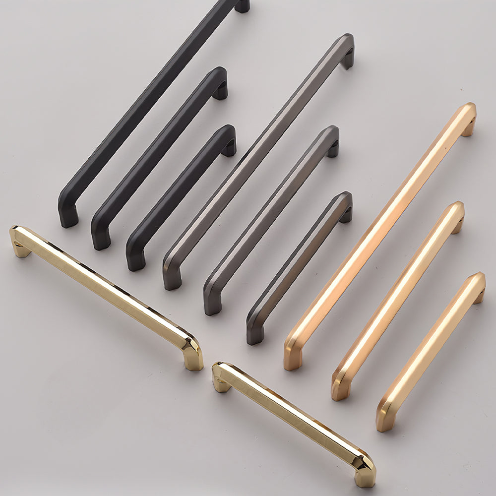 Comforsyco Modern Zinc Alloy Bar Cabinet Pulls for Wine Cabinets