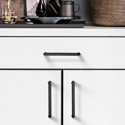 Comforsyco Modern Zinc Alloy Bar Cabinet Pulls for Wine Cabinets