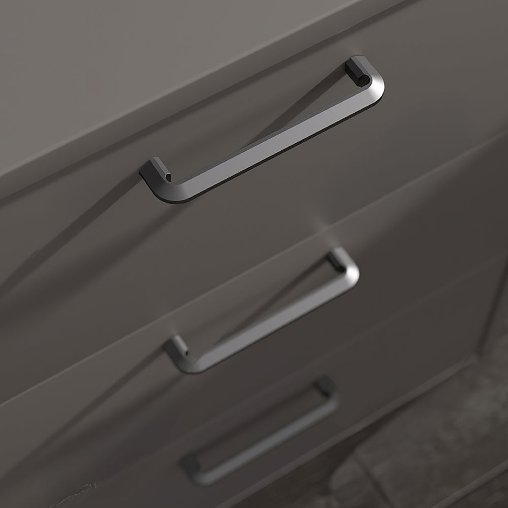 Comforsyco Modern Zinc Alloy Bar Cabinet Pulls for Wine Cabinets