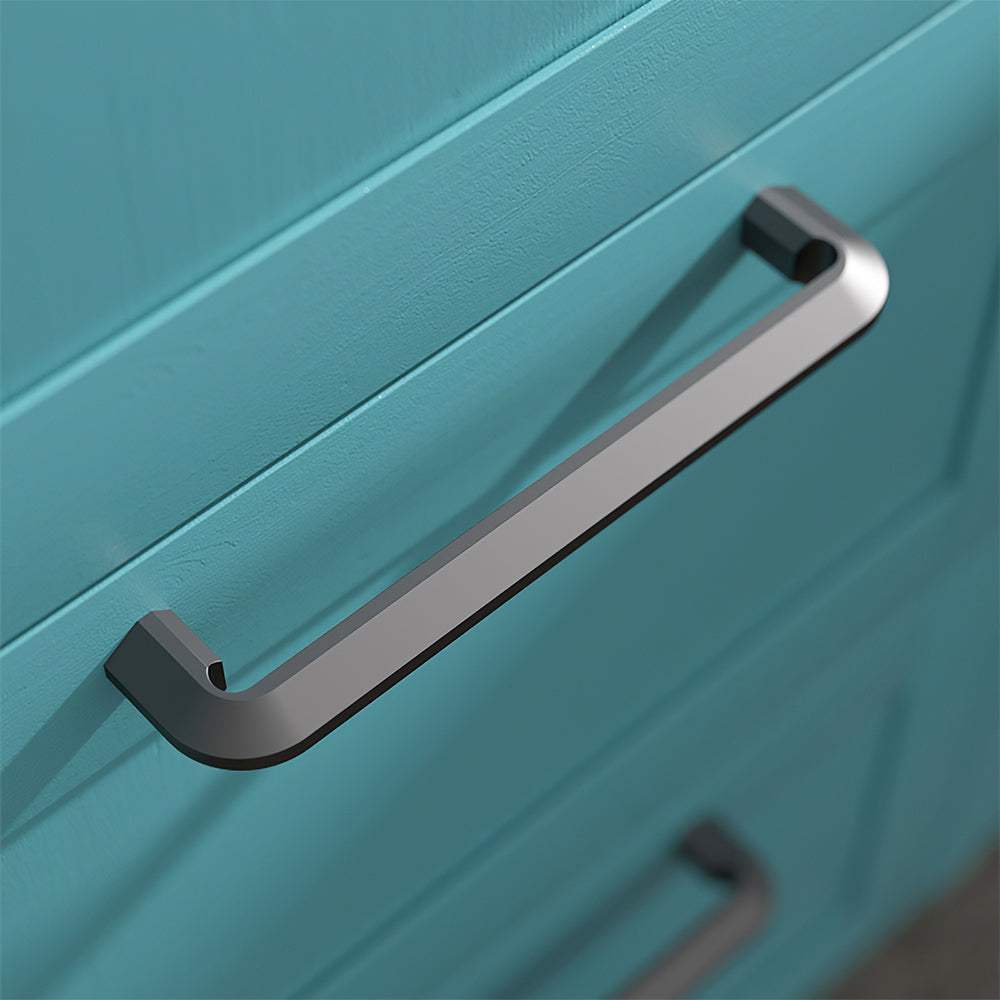 Comforsyco Modern Zinc Alloy Bar Cabinet Pulls for Wine Cabinets