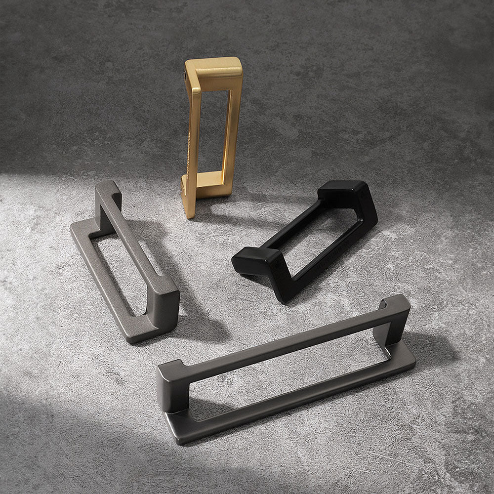 Comforsyco Modern Zinc Alloy Rectangular Cabinet Pulls
