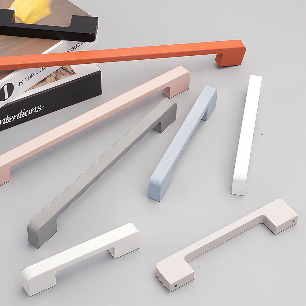 Comforsyco Multi-Color Slim Rectangular Bar Cabinet Handles