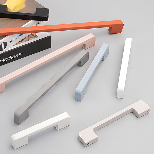 Comforsyco Multi-Color Slim Rectangular Bar Cabinet Handles