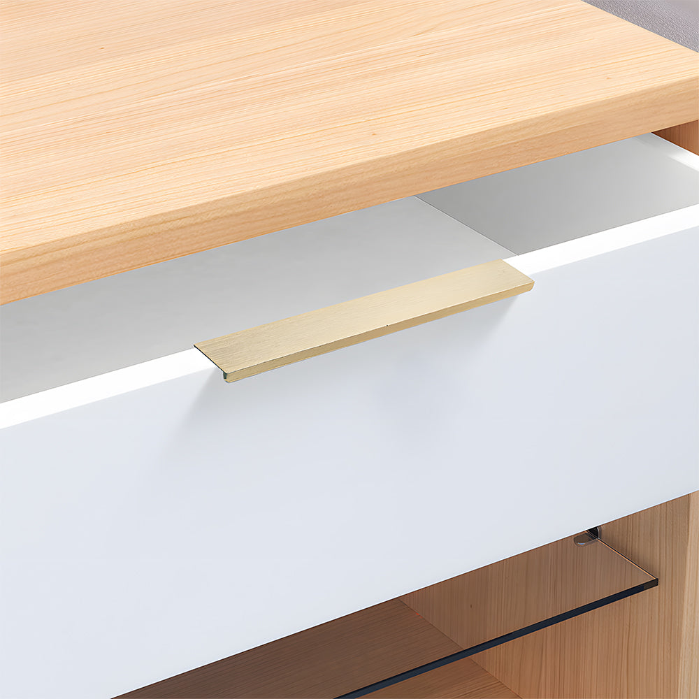 Comforsyco Multiple Sizes & Finishes Invisible Cabinet Edge Handles