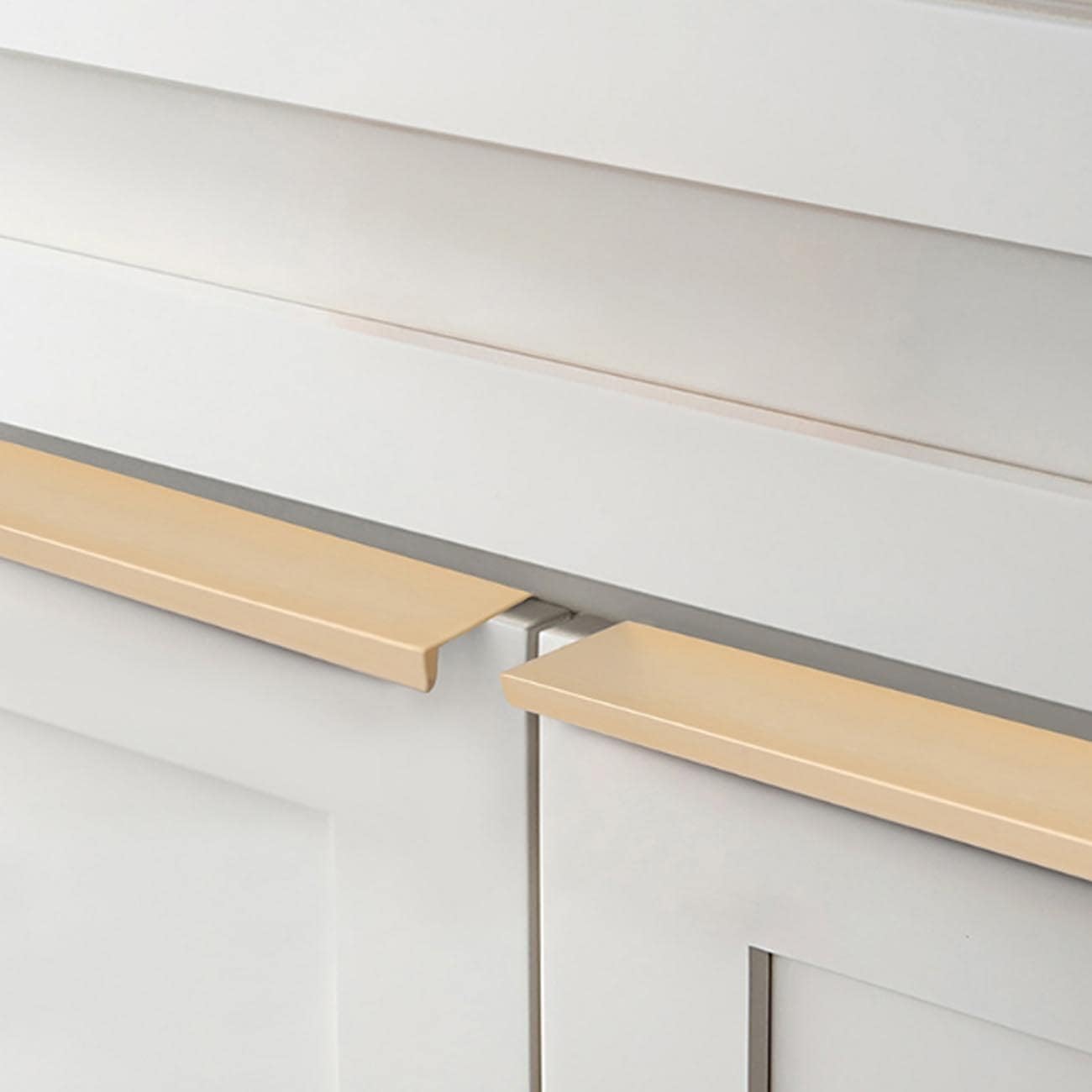 Comforsyco Multiple Sizes & Finishes Invisible Cabinet Edge Handles