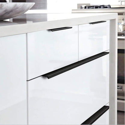 Comforsyco Multiple Sizes & Finishes Invisible Cabinet Edge Handles