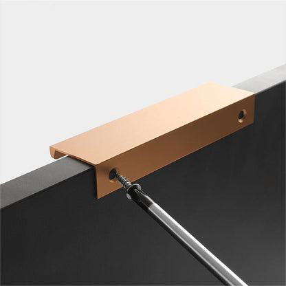 Comforsyco Multiple Sizes & Finishes Invisible Cabinet Edge Handles