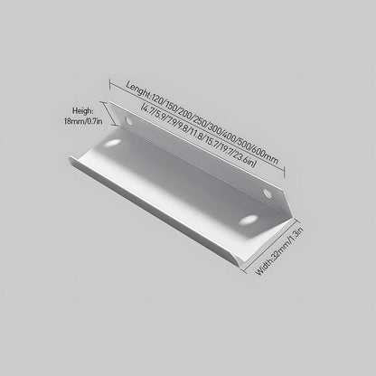 Comforsyco Multiple Sizes & Finishes Invisible Cabinet Edge Handles