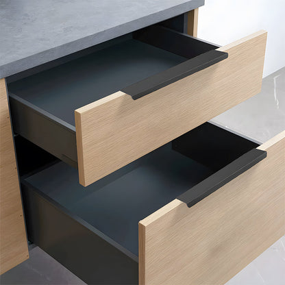 Comforsyco Multiple Sizes & Finishes Invisible Cabinet Edge Handles