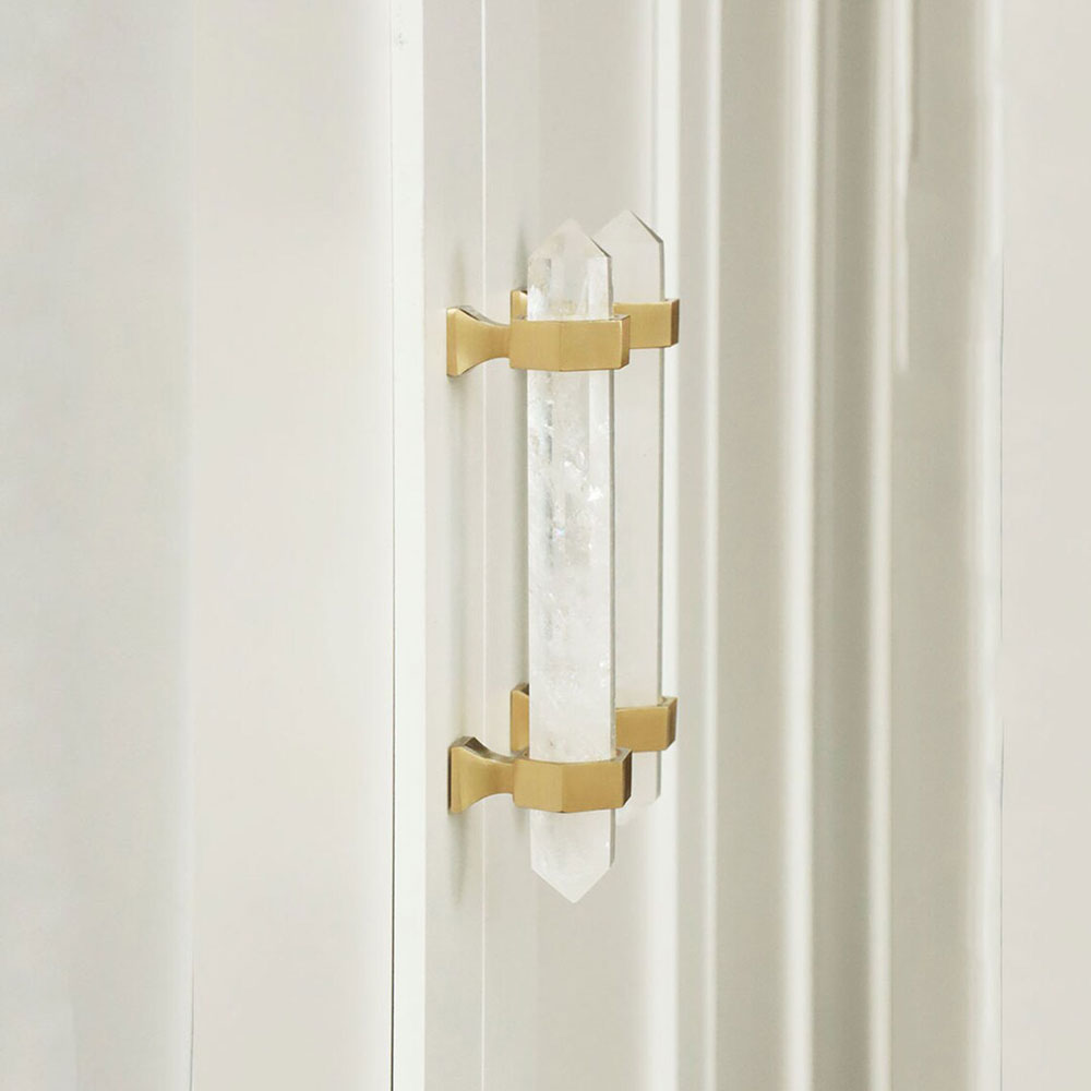 Comforsyco Natural Crystal Cabinet Handles and Dresser Knobs