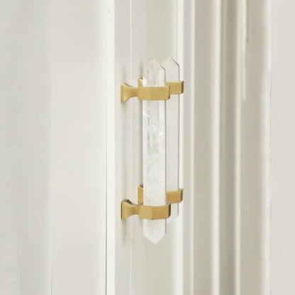 Comforsyco Natural Crystal Cabinet Handles and Dresser Knobs