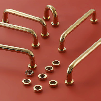 Comforsyco Nordic Brass Cabinet Pulls, Knobs, and Cup Pulls