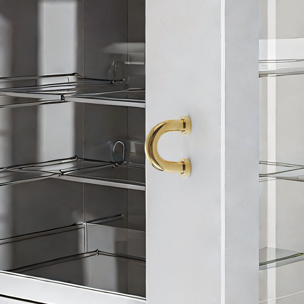 Comforsyco Nordic Brass Cabinet Pulls, Knobs, and Cup Pulls