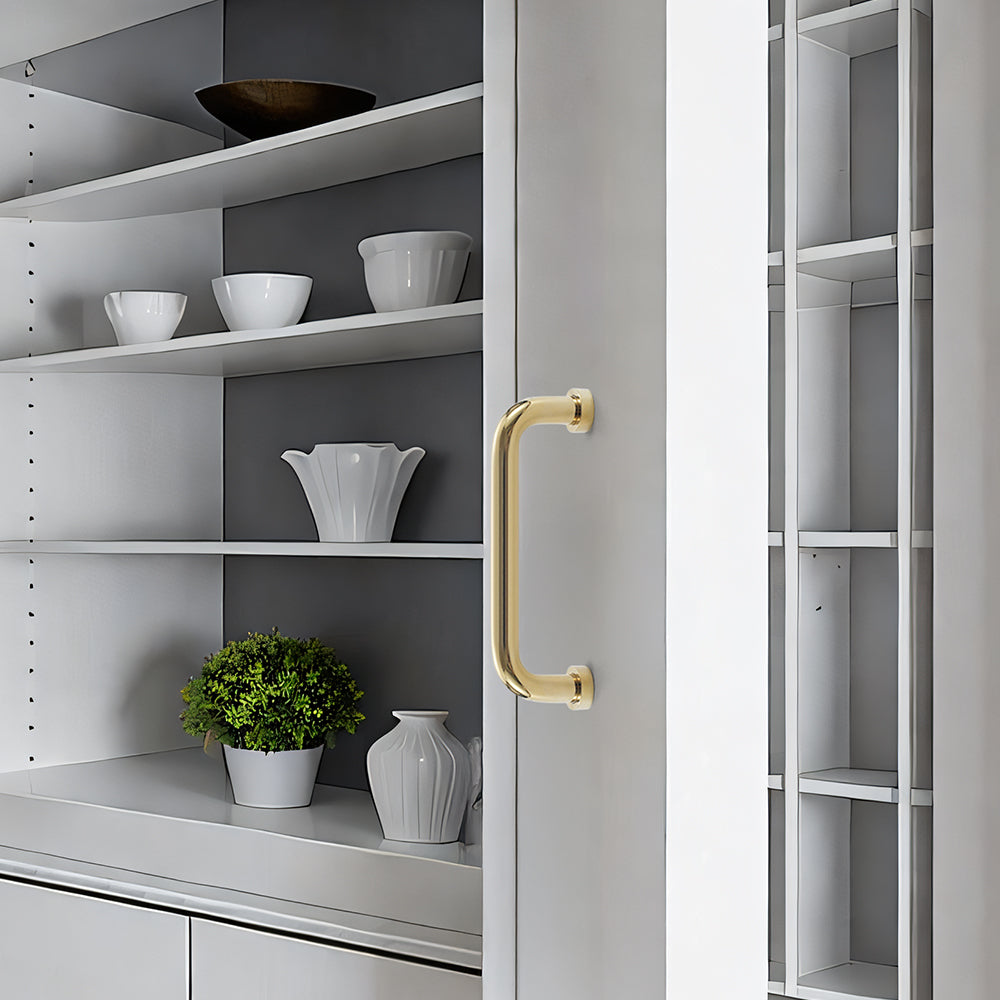 Comforsyco Nordic Brass Cabinet Pulls, Knobs, and Cup Pulls