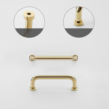 Comforsyco Nordic Brass Cabinet Pulls, Knobs, and Cup Pulls