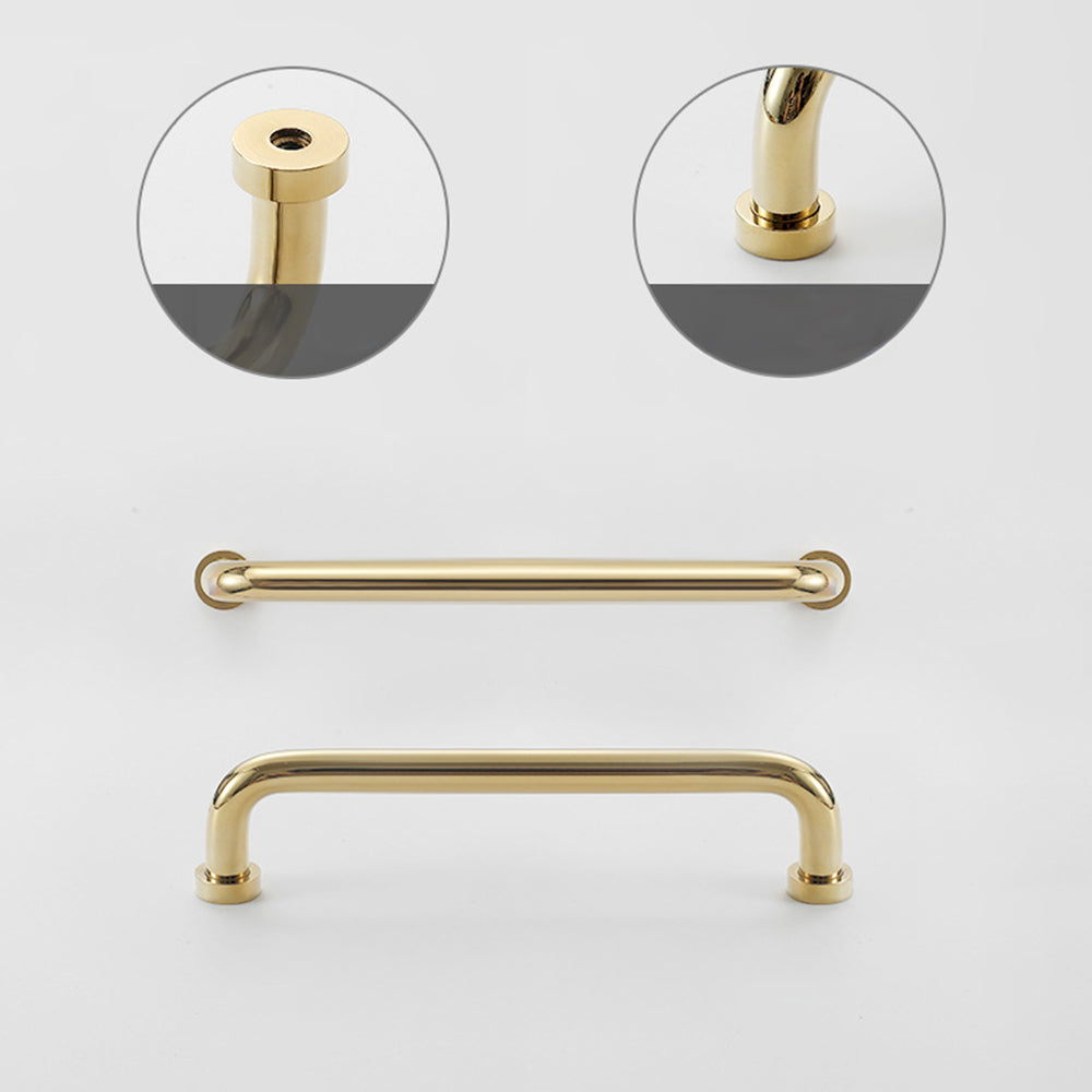 Comforsyco Nordic Brass Cabinet Pulls, Knobs, and Cup Pulls