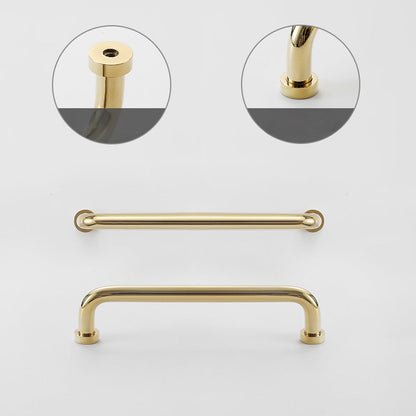 Comforsyco Nordic Brass Cabinet Pulls, Knobs, and Cup Pulls