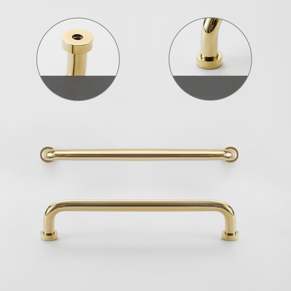 Comforsyco Nordic Brass Cabinet Pulls, Knobs, and Cup Pulls
