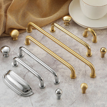 Comforsyco Nordic Brass Cabinet Pulls, Knobs, and Cup Pulls