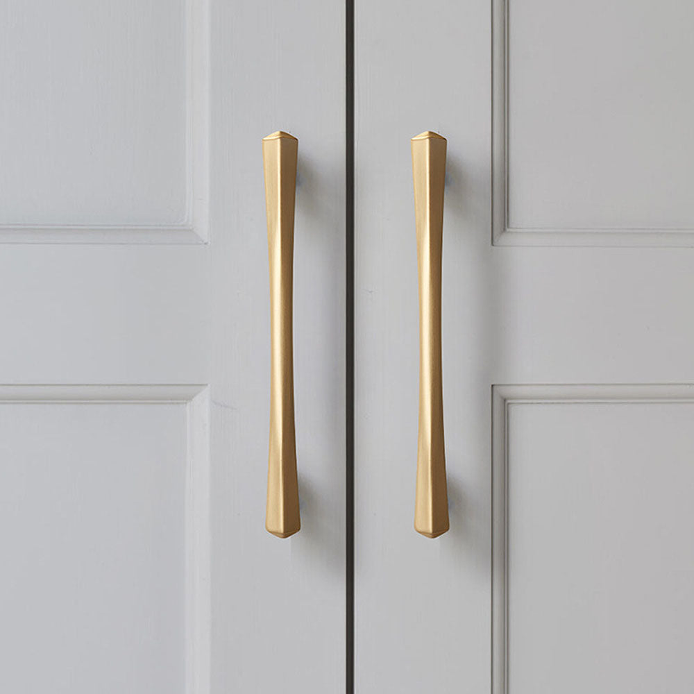 Comforsyco Nordic Gold Cabinet Pulls and Pyramid Cabinet Knobs