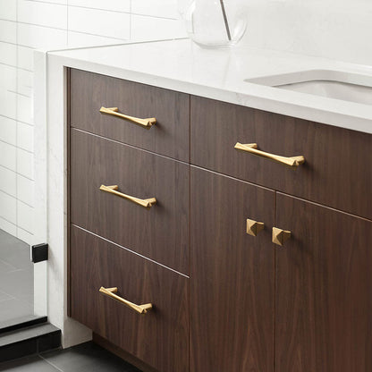 Comforsyco Nordic Gold Cabinet Pulls and Pyramid Cabinet Knobs