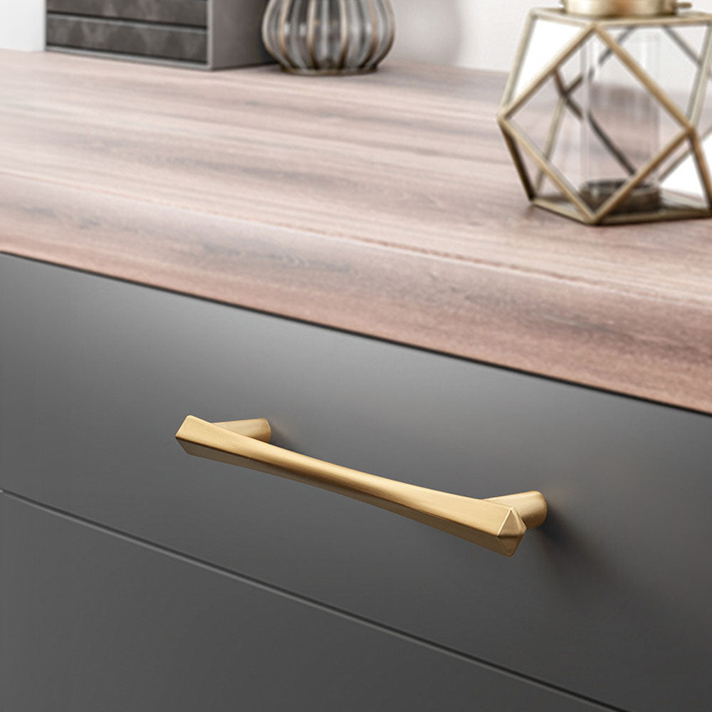 Comforsyco Nordic Gold Cabinet Pulls and Pyramid Cabinet Knobs