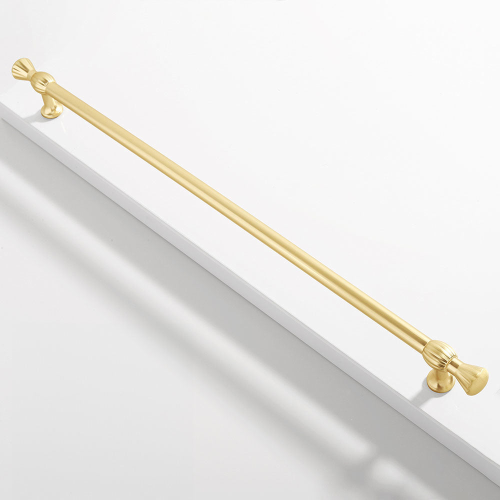 Comforsyco Nordic Gold Round Bar Cabinet Pulls