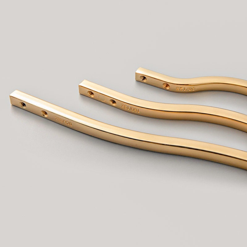 Comforsyco Nordic Zinc Alloy Gold Kitchen Drawer Pulls And Door Handles