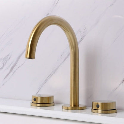 Norvia High-Arc Widespread 3-Hole Bathroom Sink Faucet