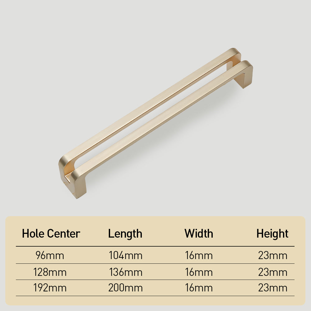 Comforsyco Open-Center Cabinet Pulls and Matching Knobs