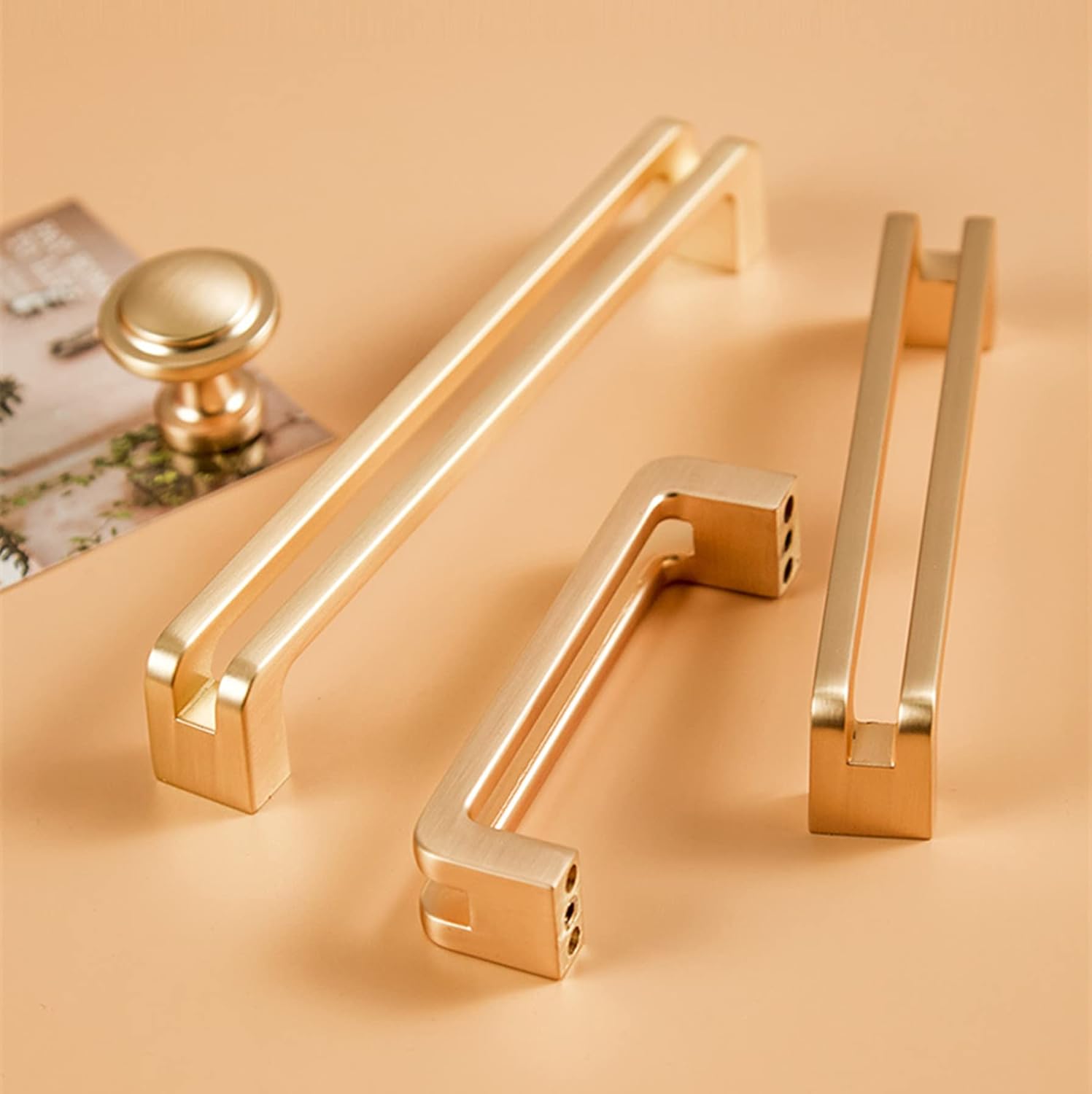 Comforsyco Open-Center Cabinet Pulls and Matching Knobs