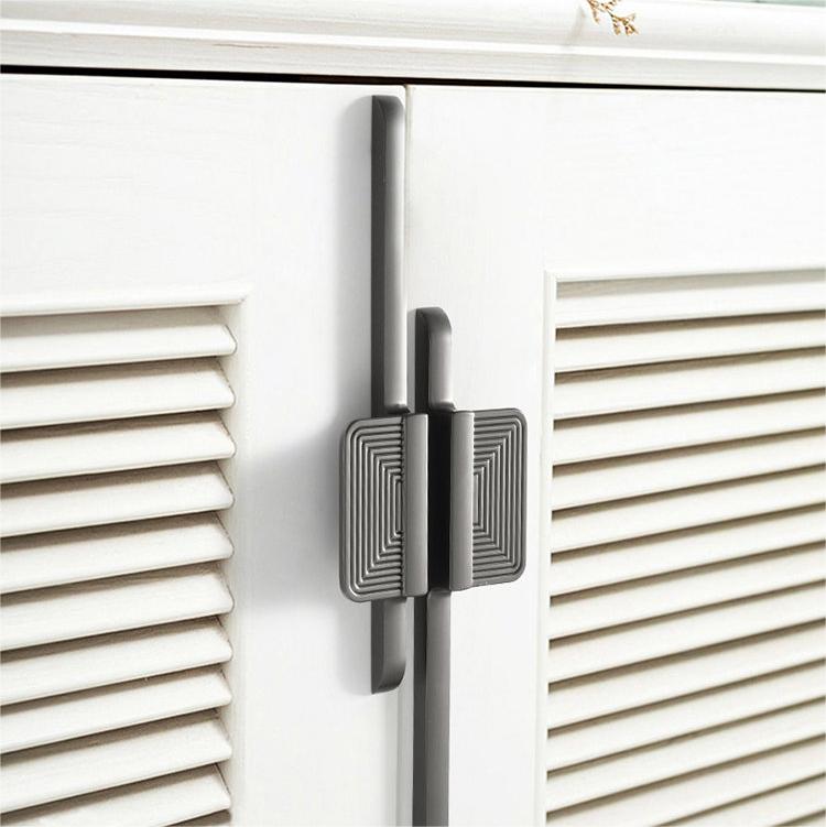 Comforsyco Pair of Modern Gold Cabinet Pulls for Dressers and Cabinets