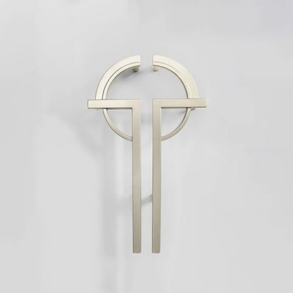 Comforsyco Paired Half Moon Cabinet Pulls with Bar Handles