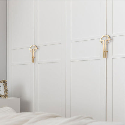 Comforsyco Paired Half Moon Cabinet Pulls with Bar Handles