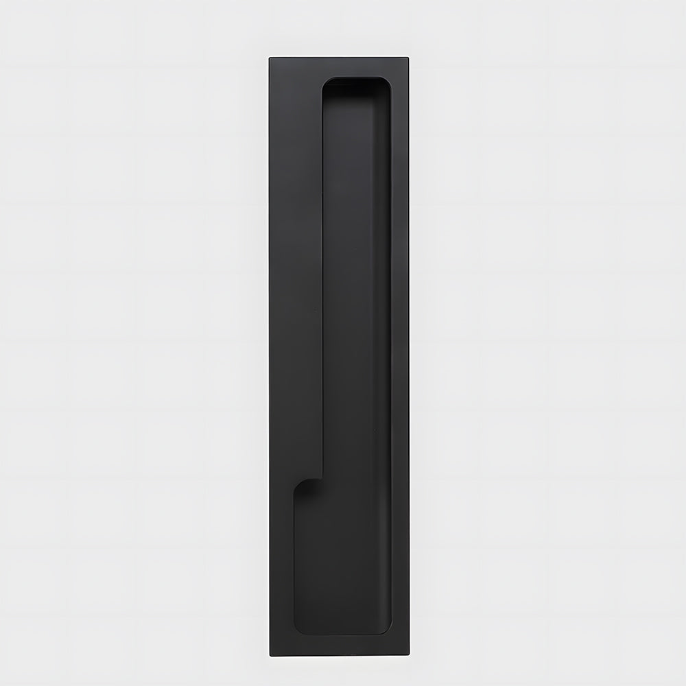 Comforsyco Recessed Cabinet Pulls with Offset Finger Grip