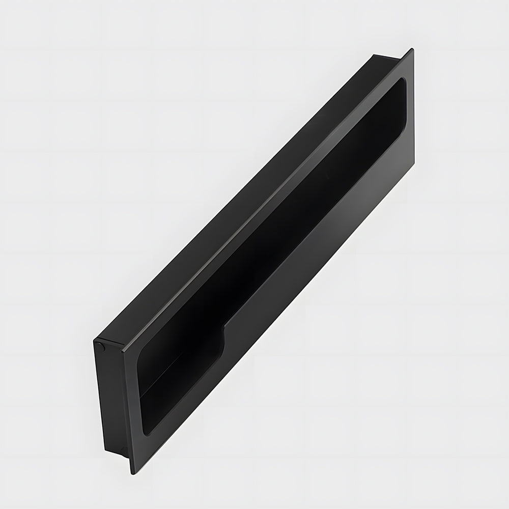 Comforsyco Recessed Cabinet Pulls with Offset Finger Grip