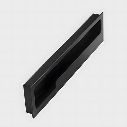 Comforsyco Recessed Cabinet Pulls with Offset Finger Grip