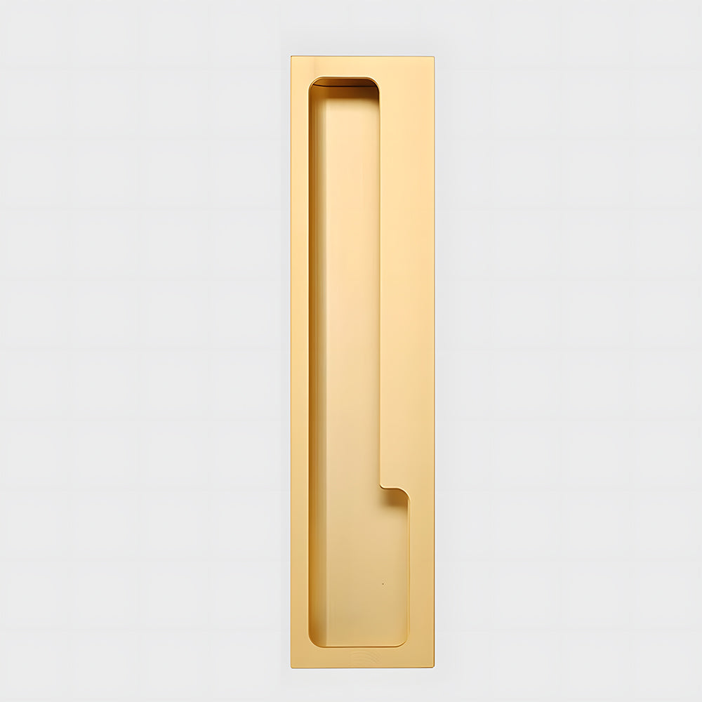 Comforsyco Recessed Cabinet Pulls with Offset Finger Grip