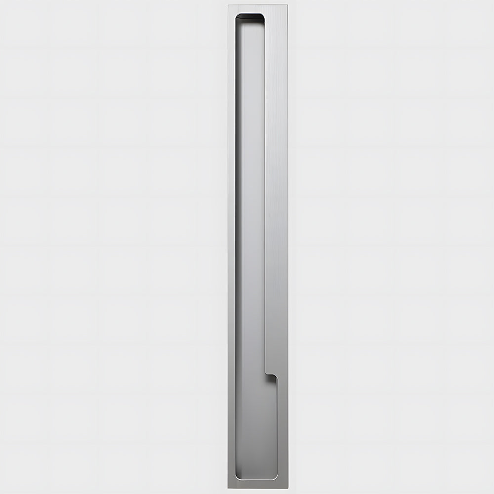 Comforsyco Recessed Cabinet Pulls with Offset Finger Grip