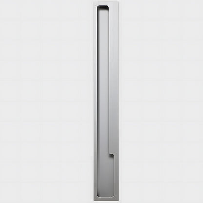 Comforsyco Recessed Cabinet Pulls with Offset Finger Grip