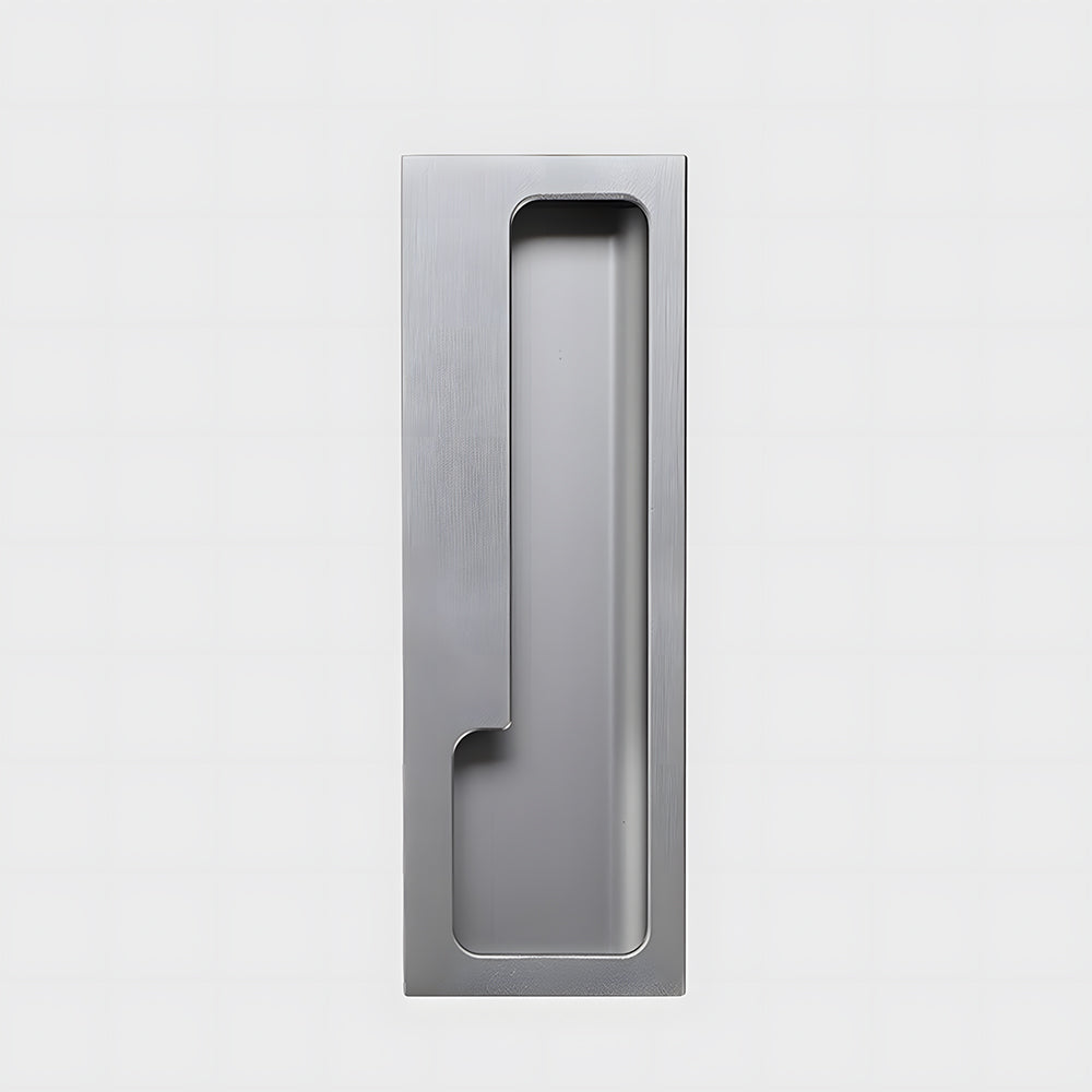 Comforsyco Recessed Cabinet Pulls with Offset Finger Grip