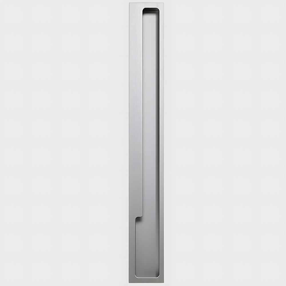 Comforsyco Recessed Cabinet Pulls with Offset Finger Grip