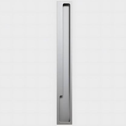 Comforsyco Recessed Cabinet Pulls with Offset Finger Grip